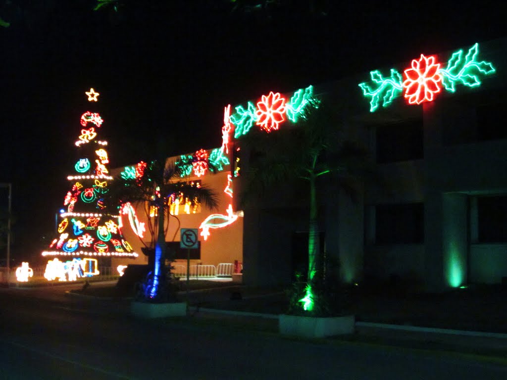 Navidad en el Boulevar Bahía. by holachetumal