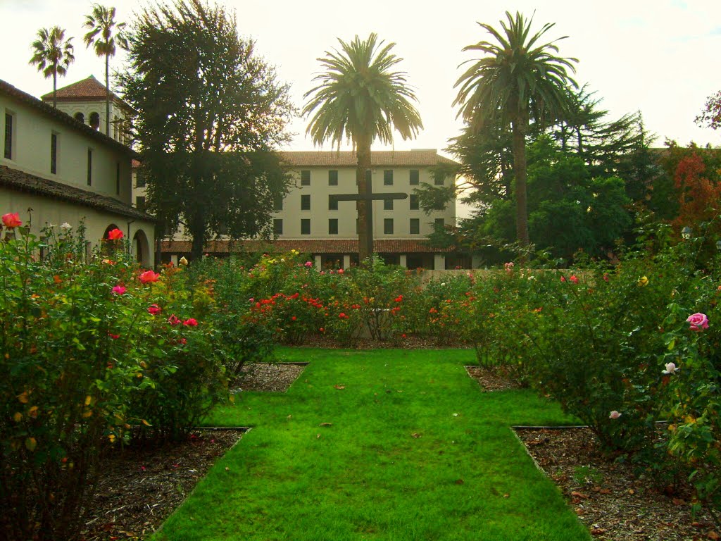 Courtyard and Rose Garden by Cowboy Mark Nitchman