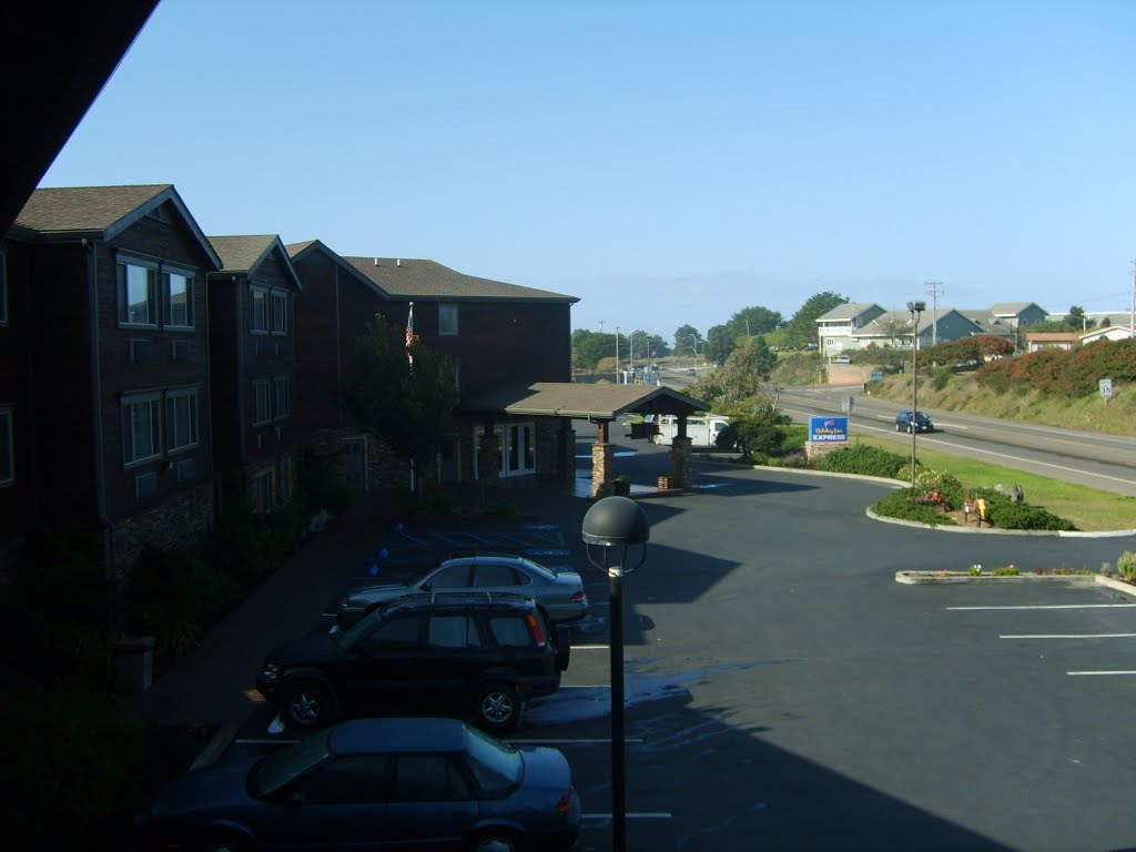 The Holiday Inn Express at Fort Bragg, California by Cowboy Mark Nitchman