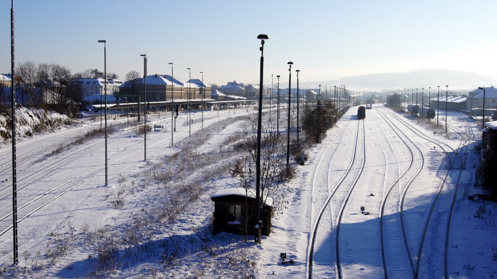 Blick auf Bahnhof Bautzen (view at station) by Lars K.