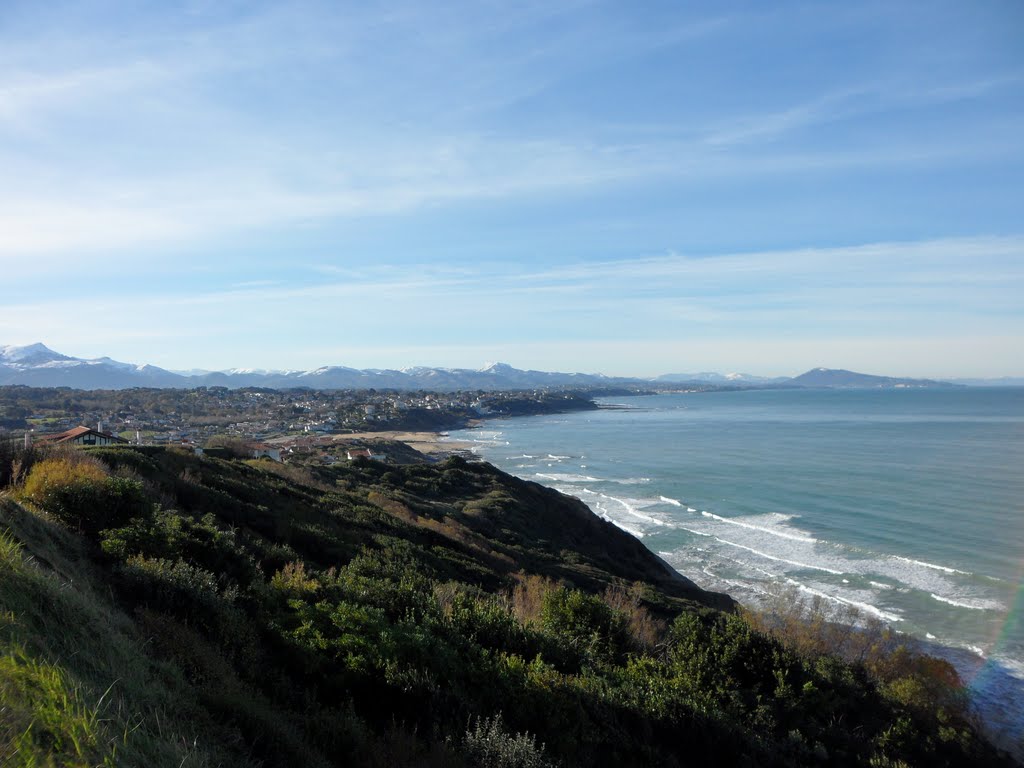 Vue de la cote Basque by david ollagnon