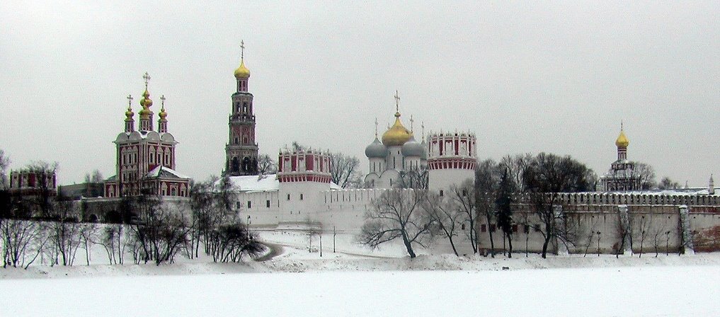 Novodevichy Convent [winter] by Konstantin Mikhailov