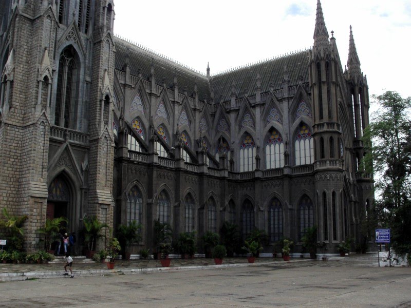 St Philomena's Church. Mysore by Derek Emson