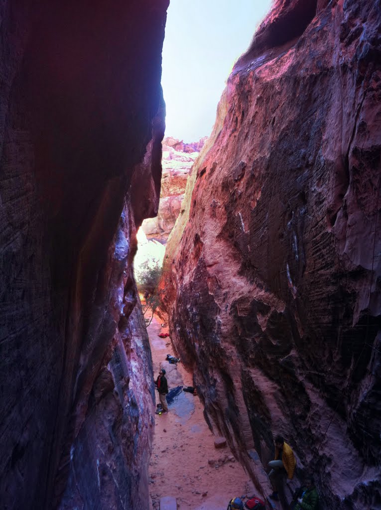 Black Corridor, Red Rock Canyon Climbing, 2010 by scenographer