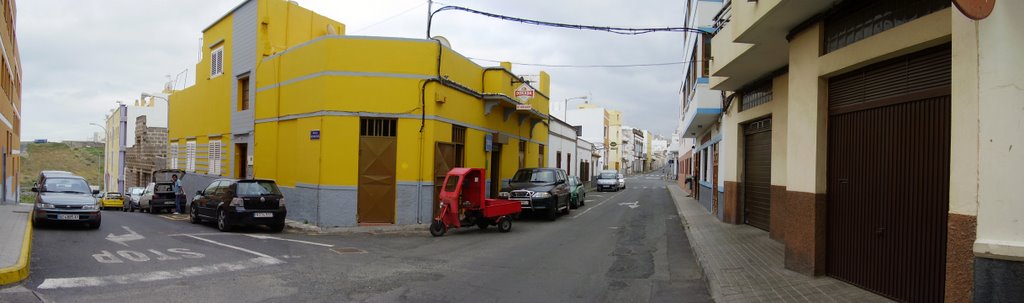 Calle Párroco Déniz esquina pasaje Harimaguada, Cardones. Arucas by CanariasPanorámicas