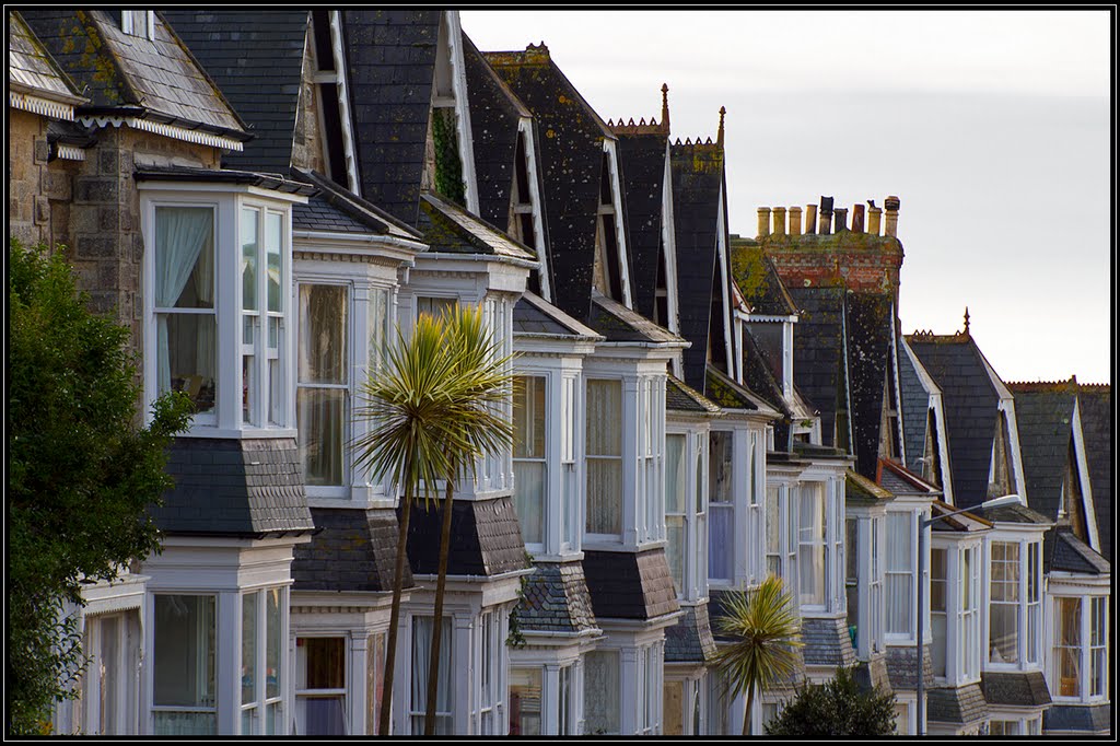 A Row of Houses by Martin Kristiansen