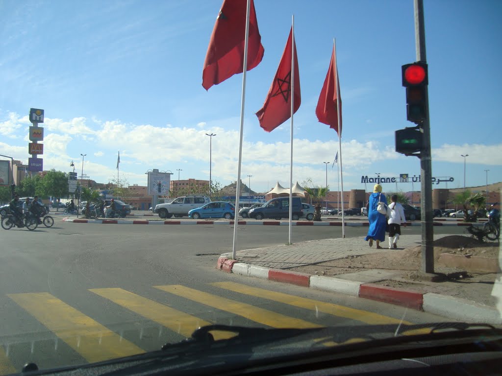 Intersection Rond-point Marjane/ Allal El Fassi by MrrakchiPure