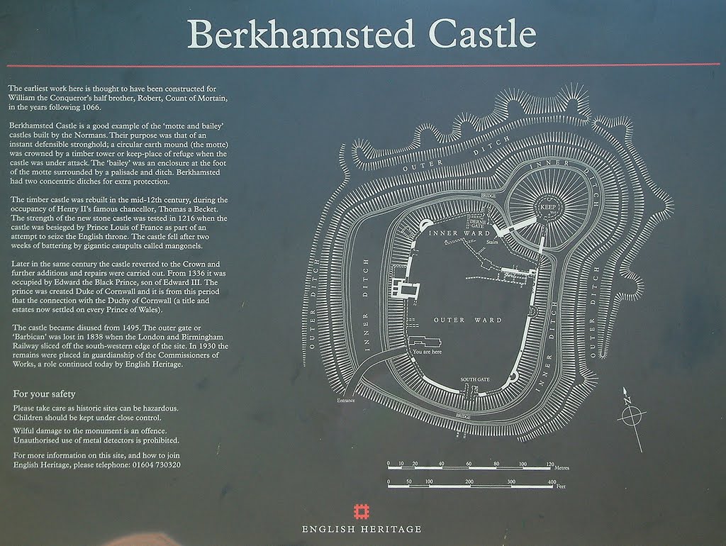 Berkhamsted Castle Sign by taupinb