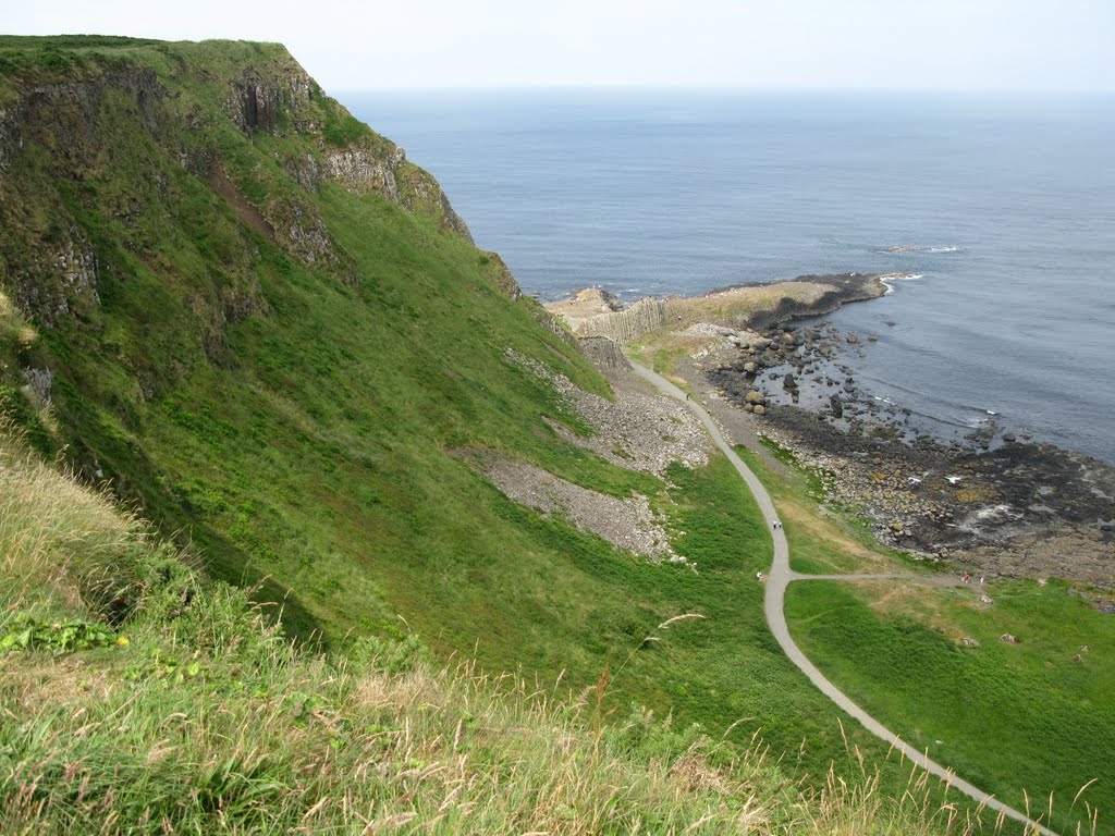 Giant's Causeway, looking northwest from Cliff Path by Noxo