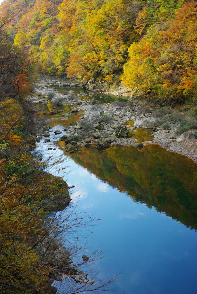 抱返り渓谷 Dakigaeri Gorge by Tomofumi Sato