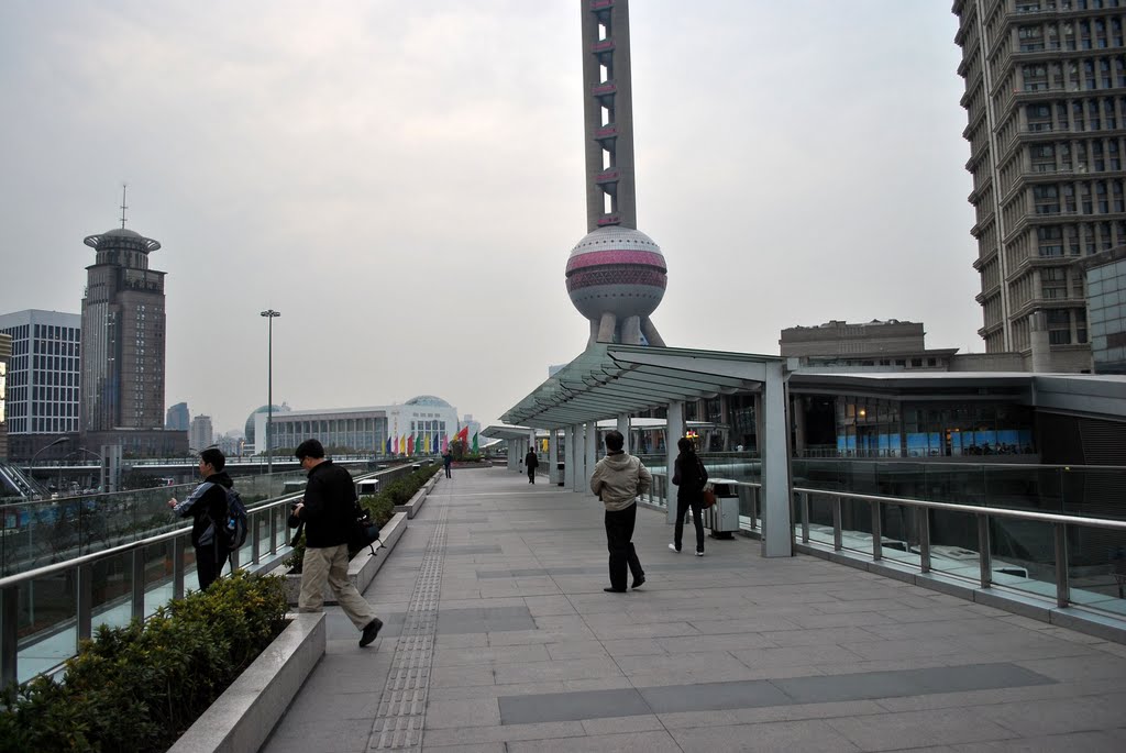 Lujiazui, Pudong, Shanghai, China by Yngwiemanux