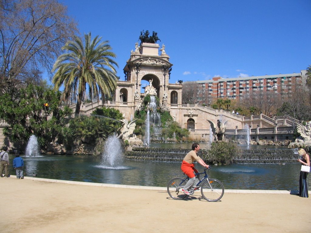 BCN Fountain by bruce helwig