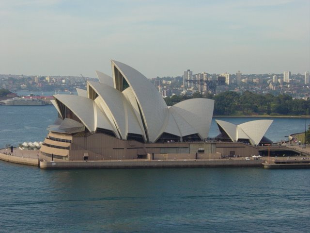 Sydney Opera House from the Sydney Harbor Bridge by Nance