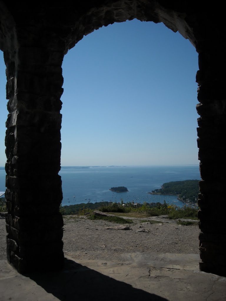 Top of Mt. Battie, Camden, ME by CarolynB_105