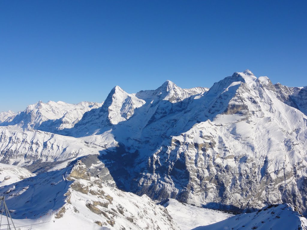 Eiger, Mönch and Jungfrau by MF.