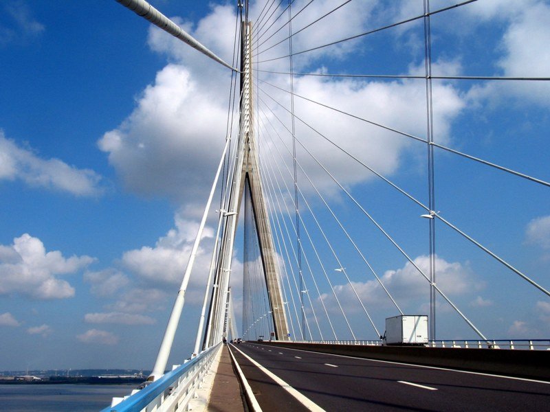 Pont de Normandie by Wolfgang Horlacher