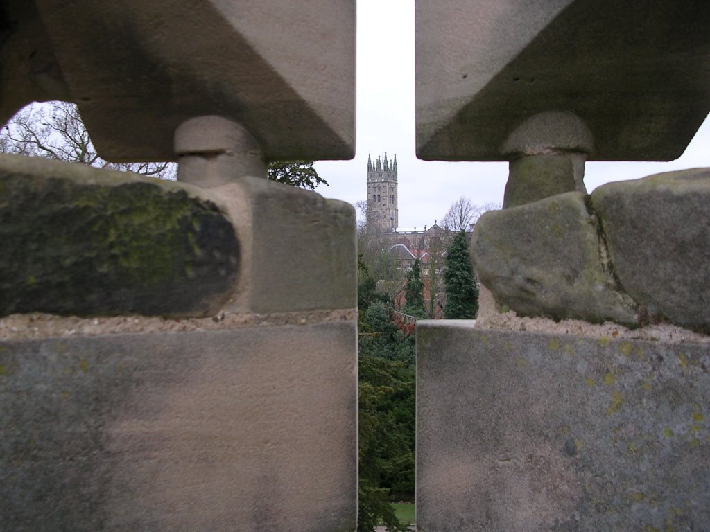 Warwick Church, seen from Warwick Castle by shoheisel