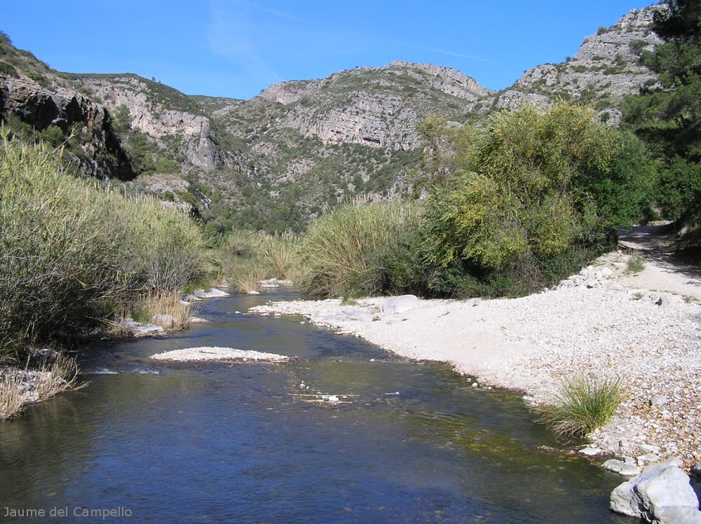 El riu Serpis per la Fàbrica de la Llum al barranc de la Safor by Jaume del Campello