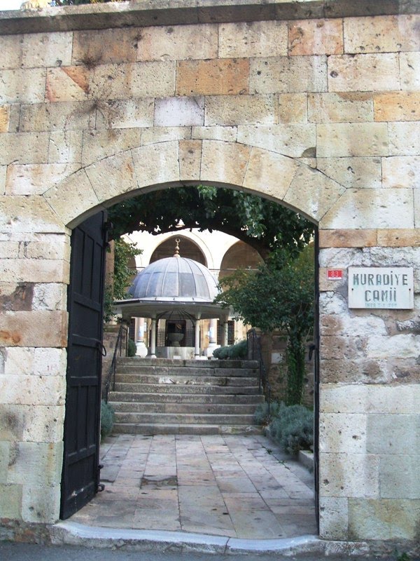 Muradiye gate of the mosque by celali ilhan