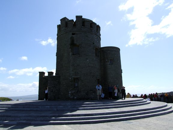 Tower on the Cliffs of Moher by L. Giles