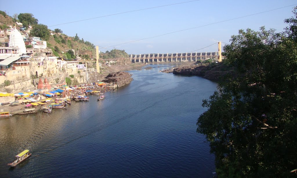 नर्मदा बांध - Narmada Dam & Suspension Bridge 8281 28 by dhanasekarangm