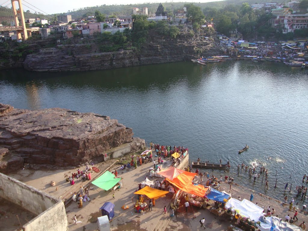 नर्मदा घाट- Bathing Ghat & Rocky Platform 3 8292 4 by dhanasekarangm