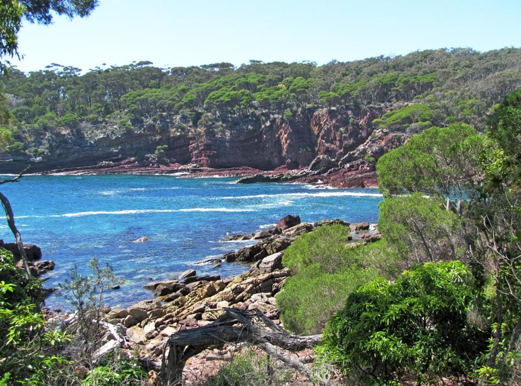 Secluded rocky bay in Ben Boyd NP by Al Sweet