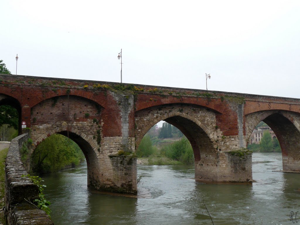 Albi le vieux pont by Roland Courtin