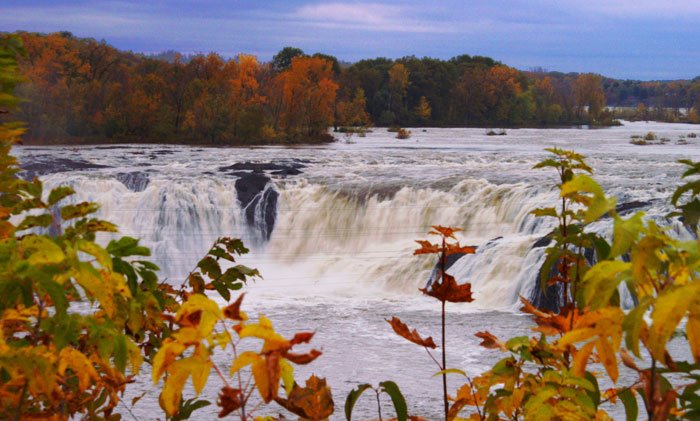 Cohoes Falls at Dusk by forgingahead