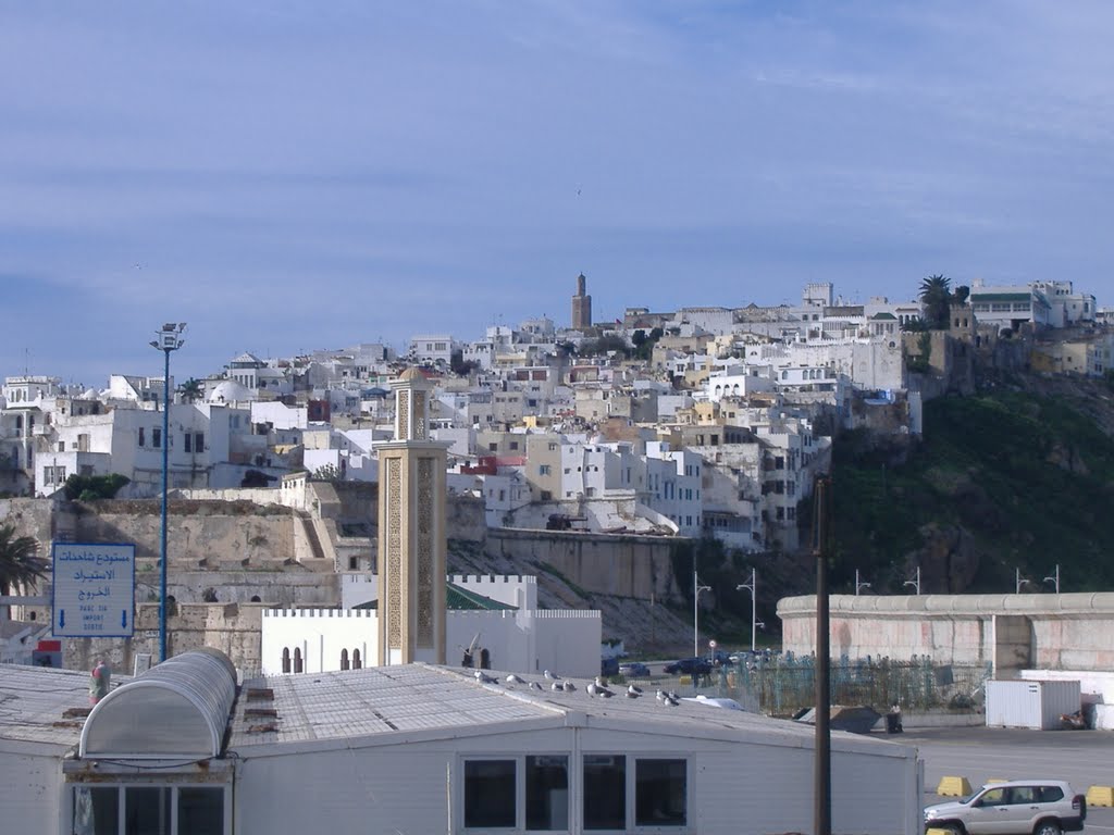 La Kasbah desde el puerto, Tánger by tunante80