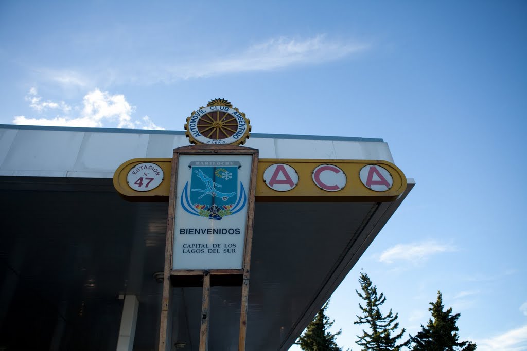 Le panneau à l'entrée de Bariloche by boobaskaya