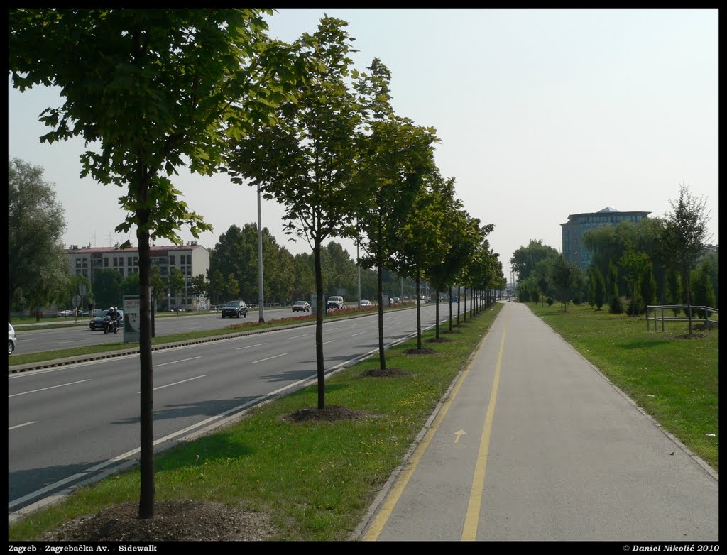 Zagreb - Zagrebačka Av. - Sidewalk by danielnikolic