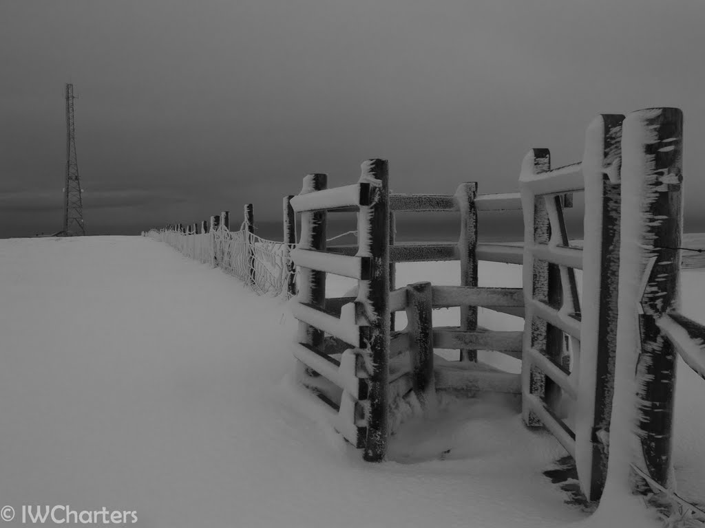 Kissing Gate by Trig Point by IWCharters