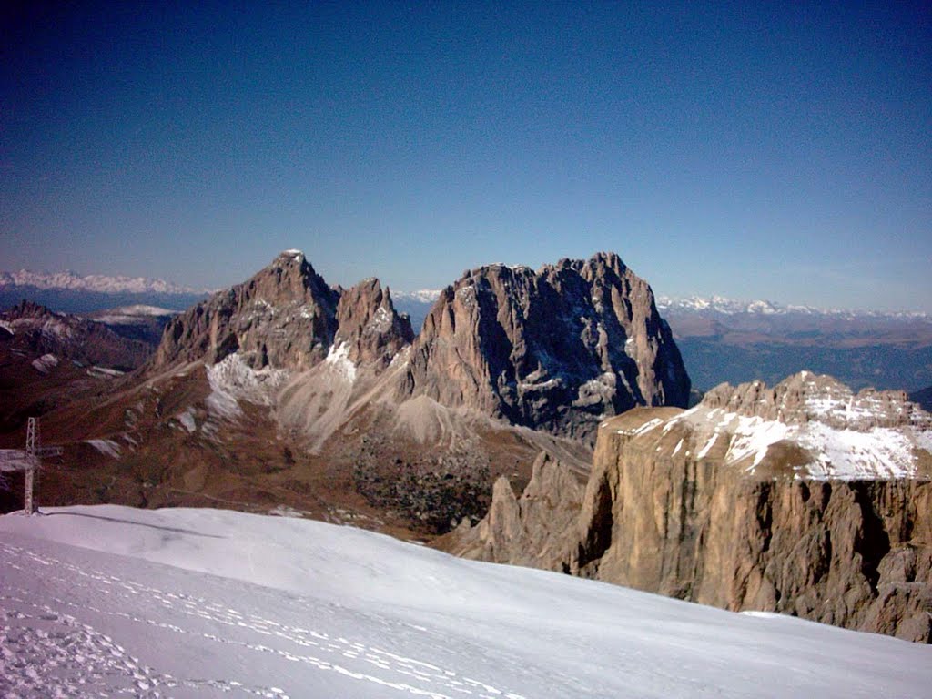 IL GRUPPO DEL SASSOLUNGO VISTO DAL SASS PORDOI by ANNA DANERI