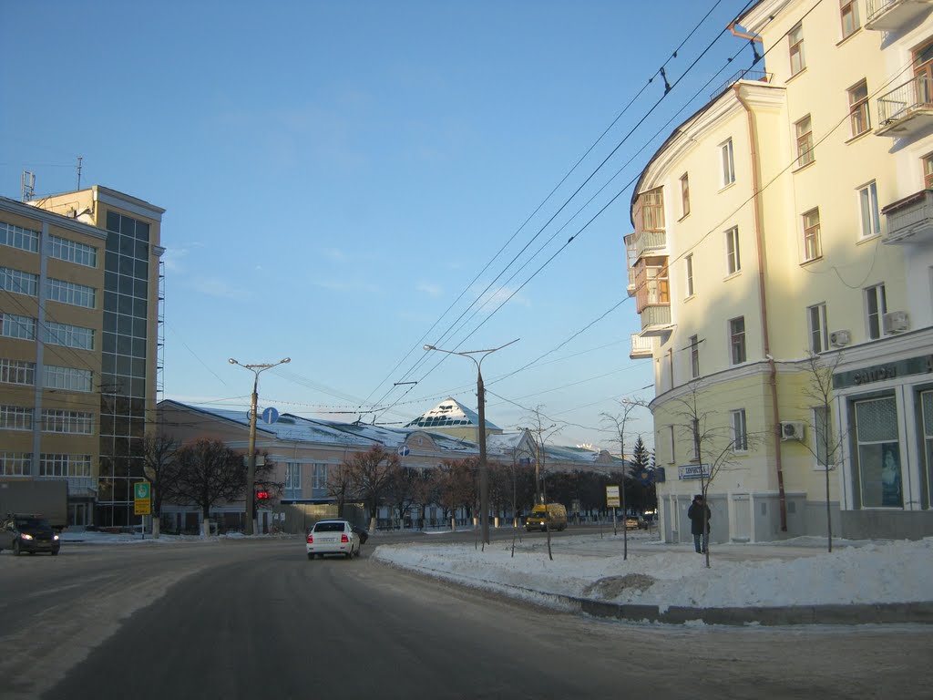 Движение по проспекту Ленина (на север) / Traffic on the Lenin Prospect (View on north) by Гео I