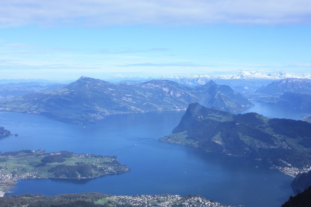 View from Mt. Pilatus by SushilVispute