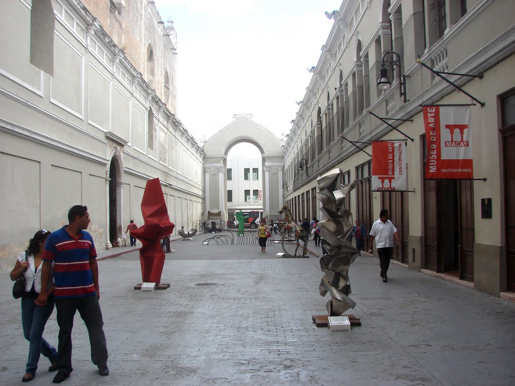 Merida, Mx., Artists Mall by Peter H Orlick