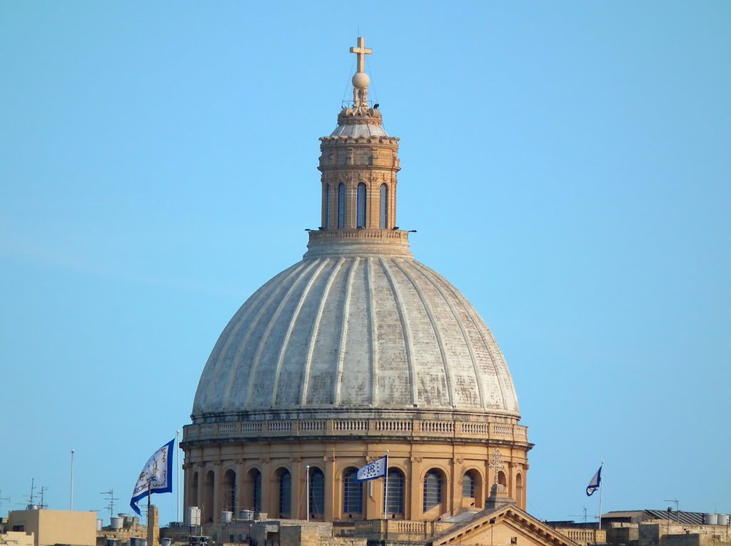 Dome of Carmelite Church Valletta by Mario Mizzi