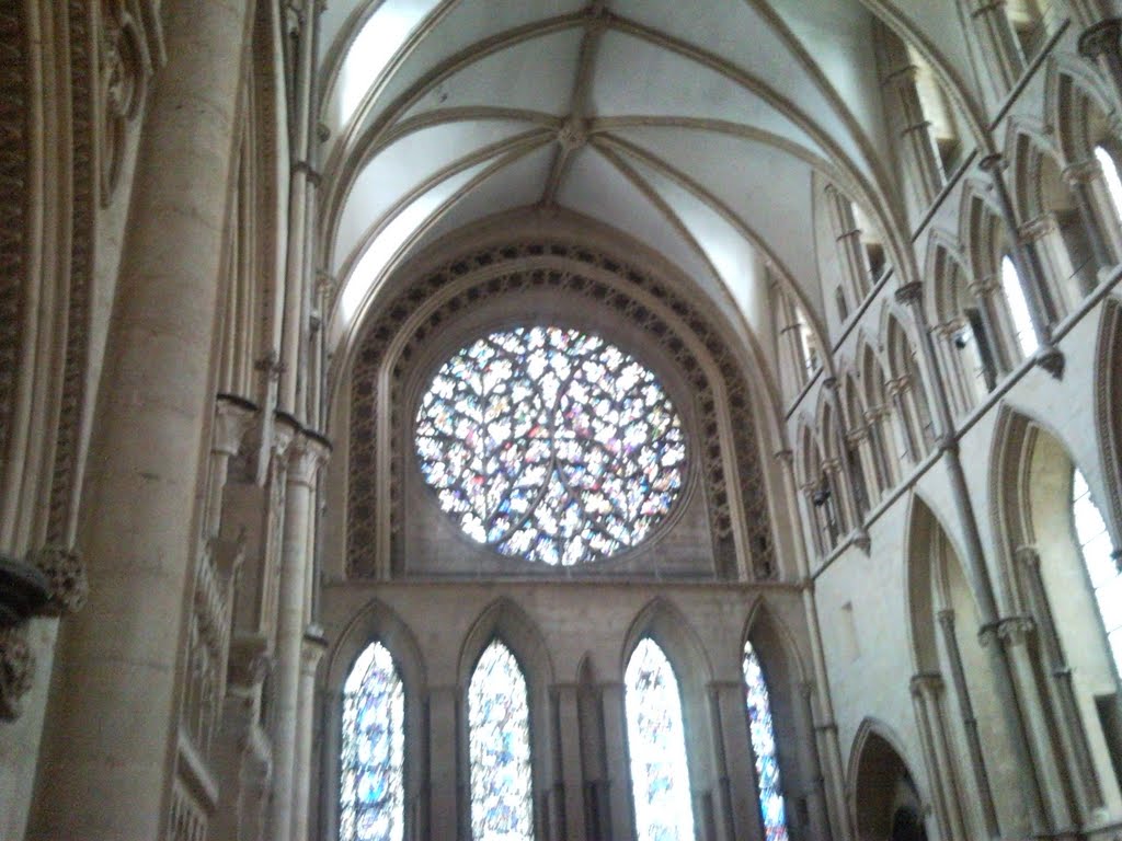 Lincoln South transept window by Kevin J. Norman