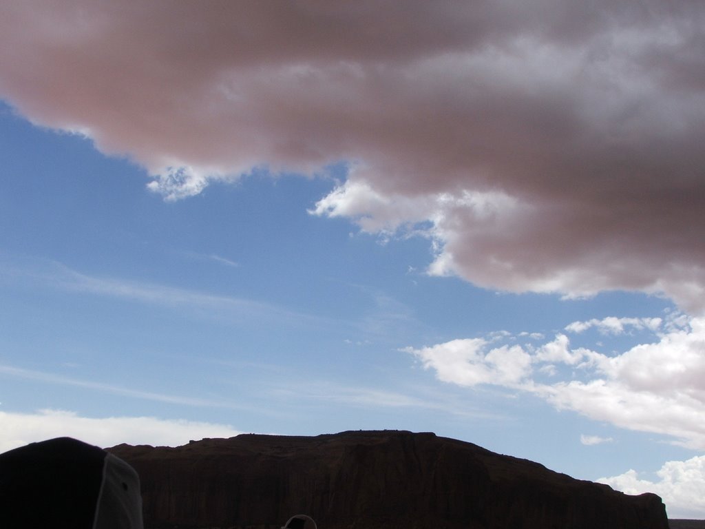 Pink clouds at Monument Valley by antorenz