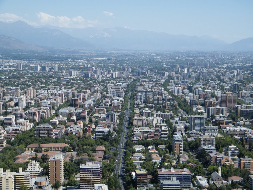 Santiago desde costanera center by mareyesp