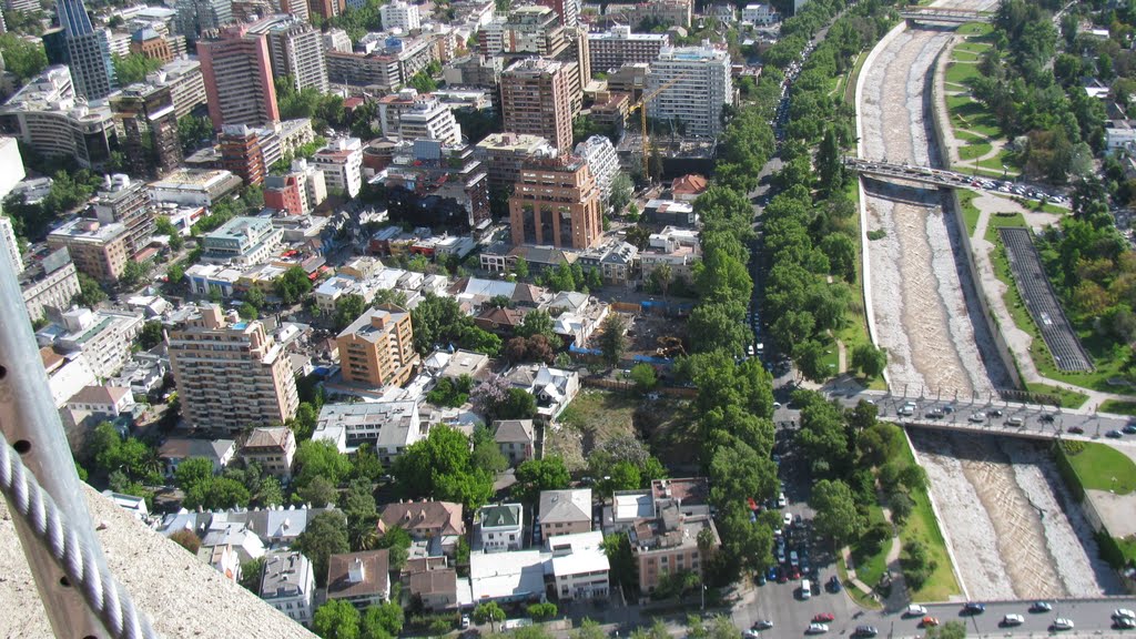 Santiago desde costanera center by mareyesp