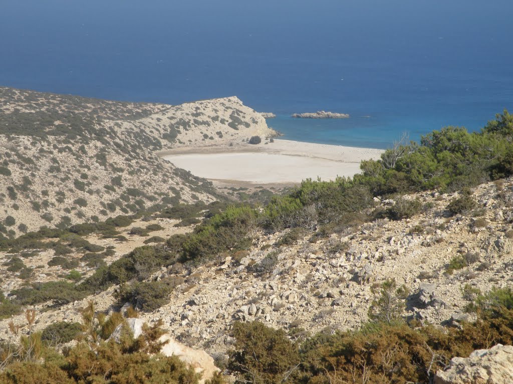 The salt beach of Tripiti by Reggina Zervou