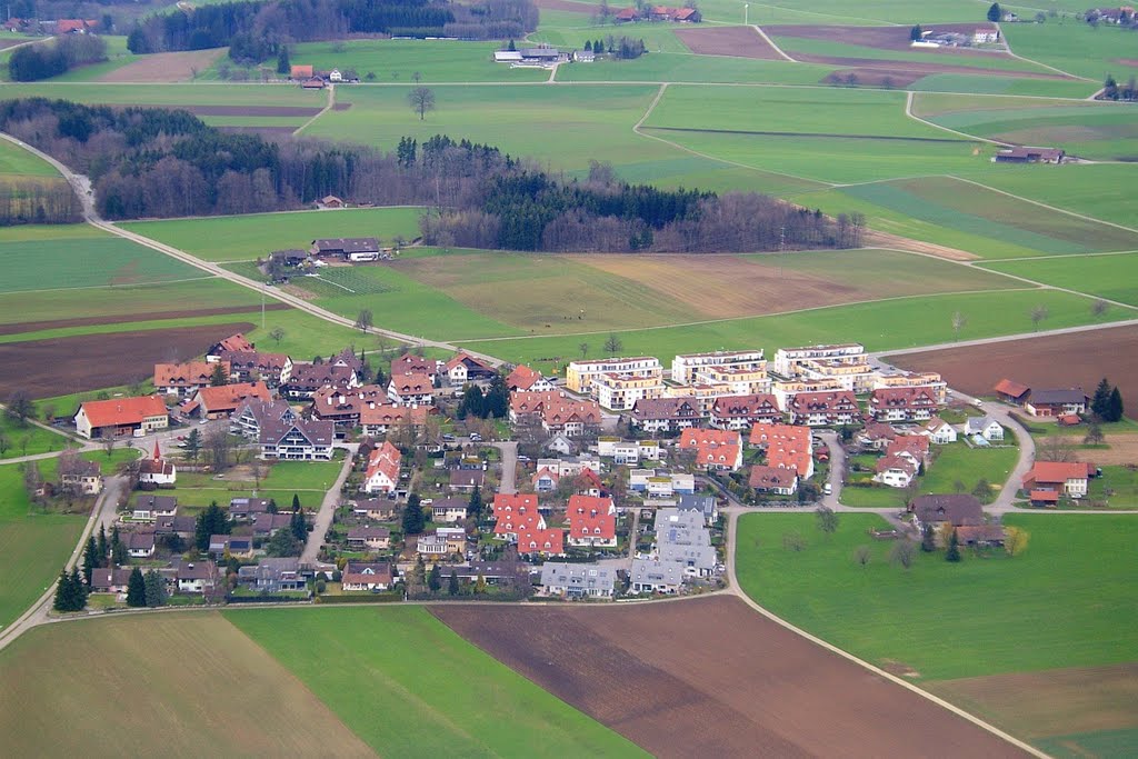 Breite, Nürrensdorf aus der Luft by Schweigender