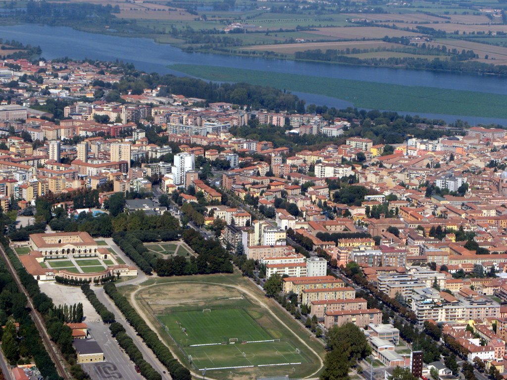 Mantova, in primo piano Palazzo Te by Claudio Pedrazzi