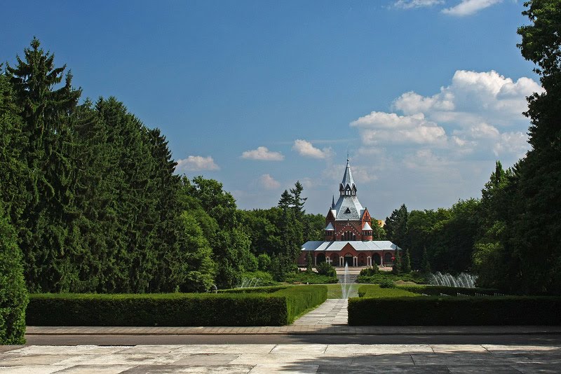 Szczecin - Cmentarz Centralny, kaplica by RoboD