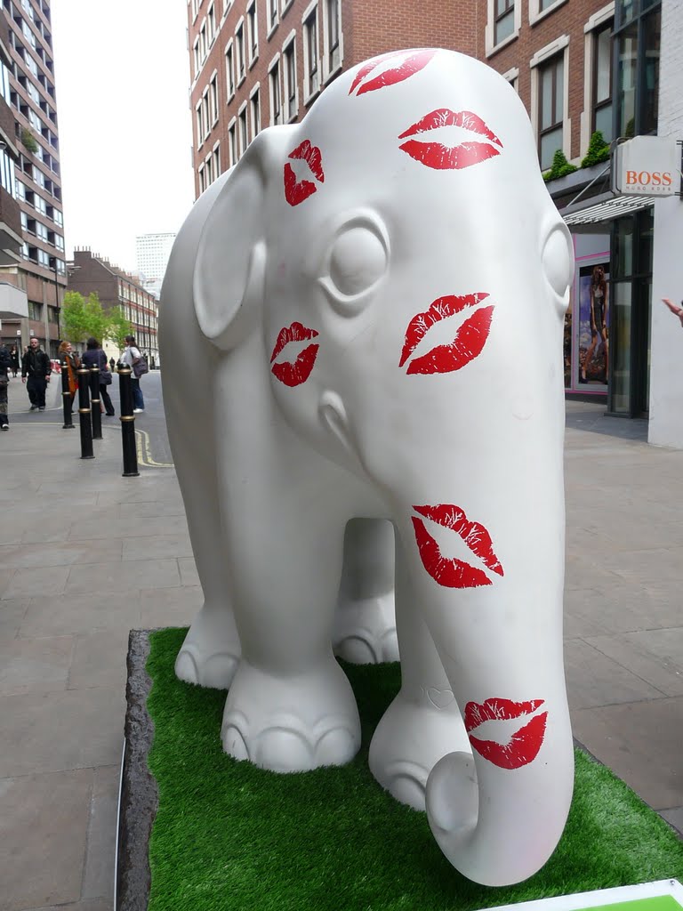 Carnaby Street, Elephant Parade London 2010, UK. London, UK. by Nicola Europa 2010