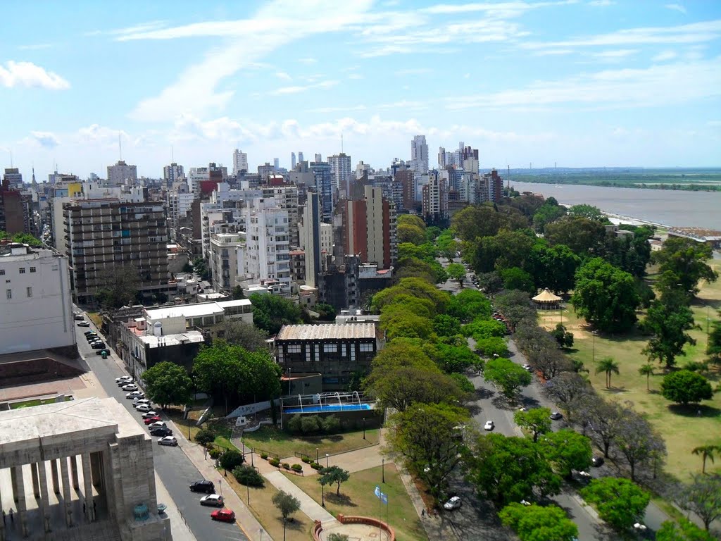 Rosario visto desde el Monumento a la Bandera... by Ernesto Florio