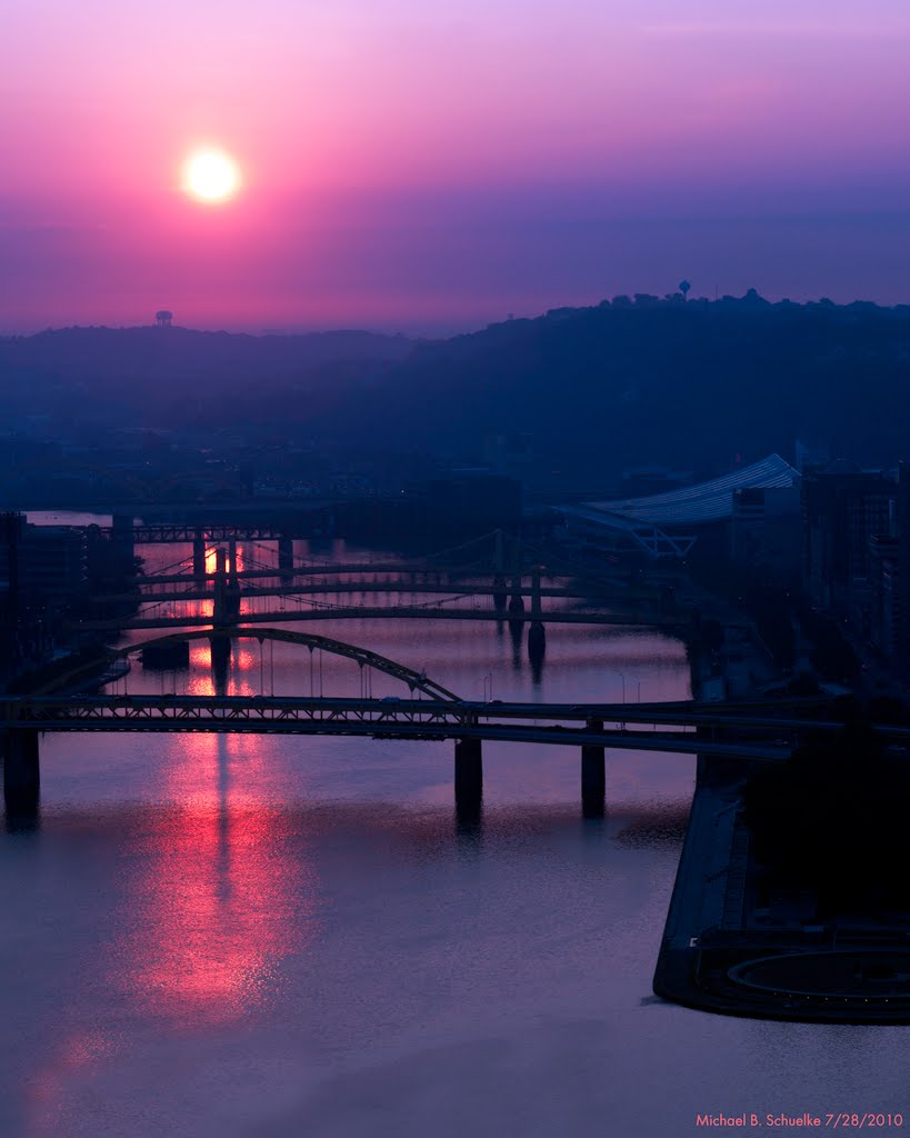 Bridges in Morning Light by Mike Schuelke