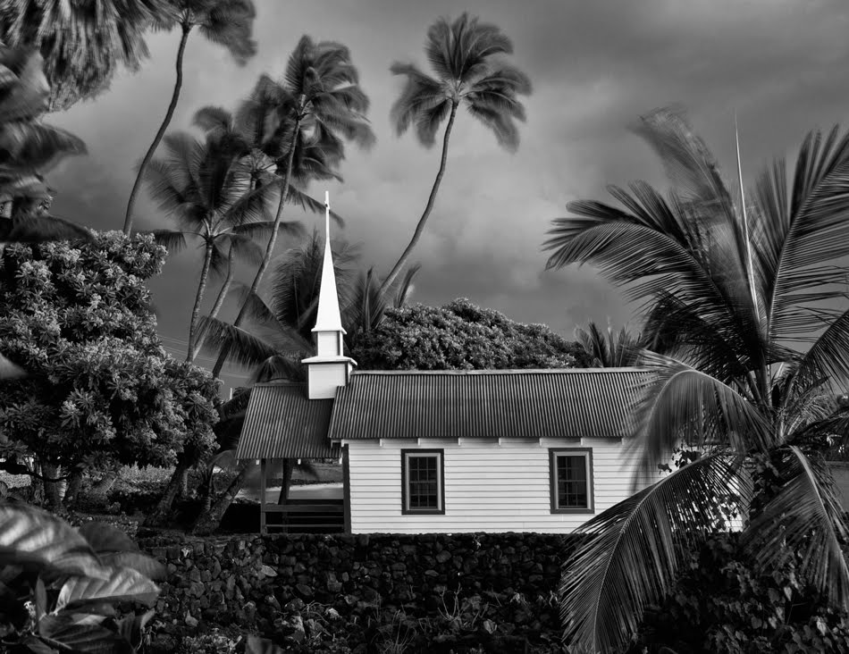 St Michael's Chapel, Kailua Kona, Hawaii by Carl Bostek